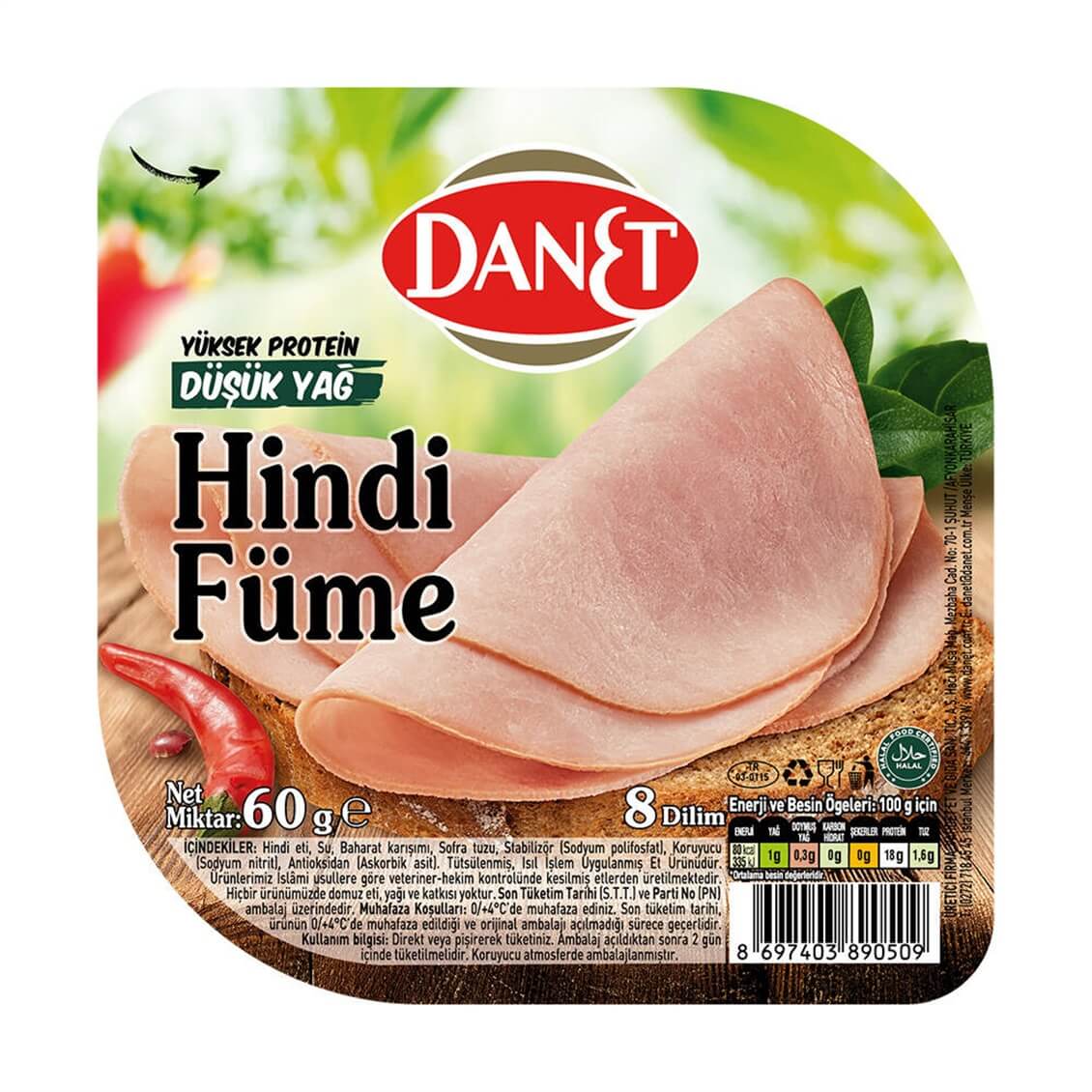Danet Tadımlık Füme Hindi 150 gr