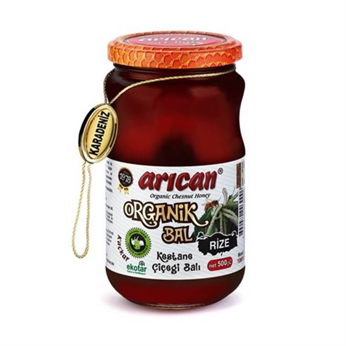 Arıcan Artvin Kestane Çiçeği Balı 500 gr