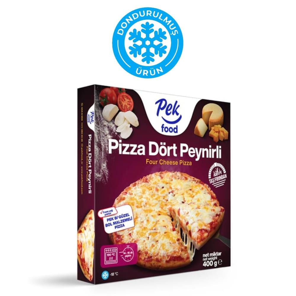 PekFood Pizza Dört Peynirli 400 gr
