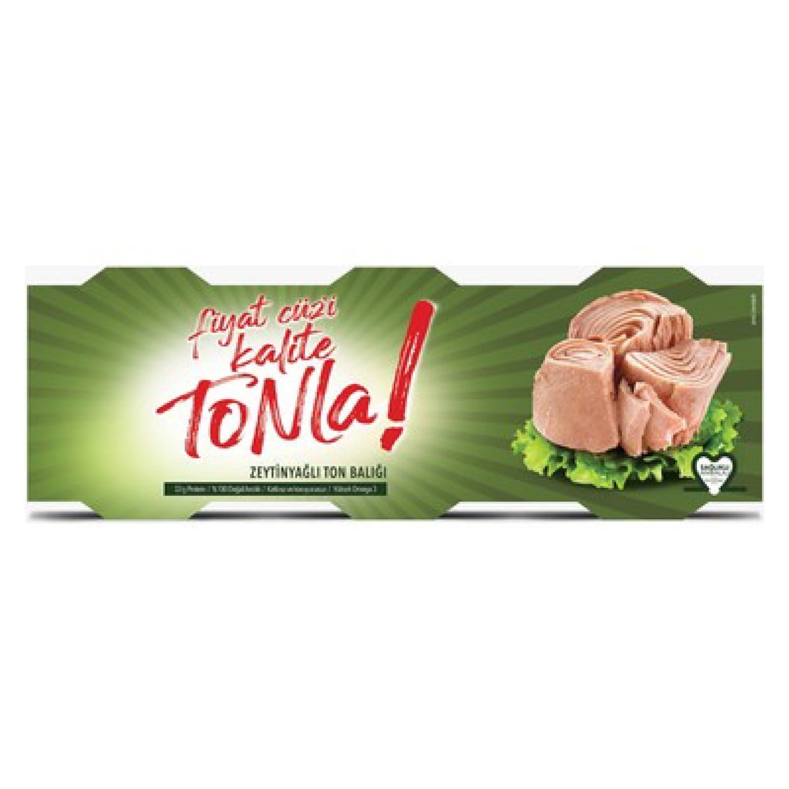 Kaliıte Tonla Ton Balığı Zeyinyağlı 75 gr 3'lü