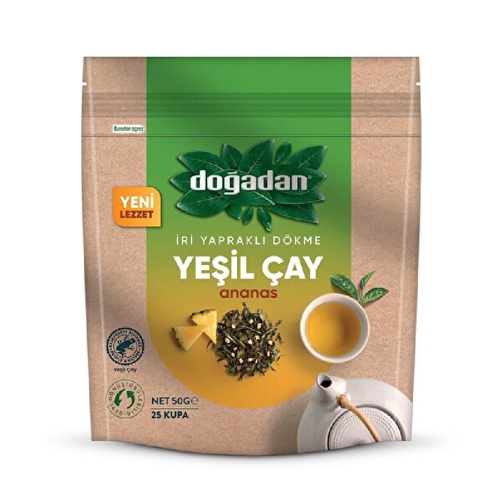 Doğadan Dökme Yeşil Çay Ananas 50 gr