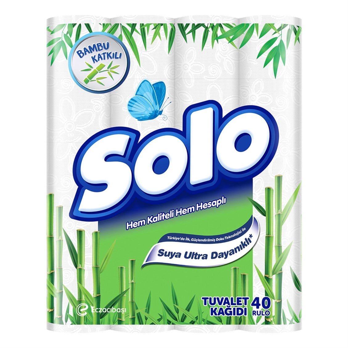 Solo Tuvalet Kağıdı Bambu Katkılı 40'lı