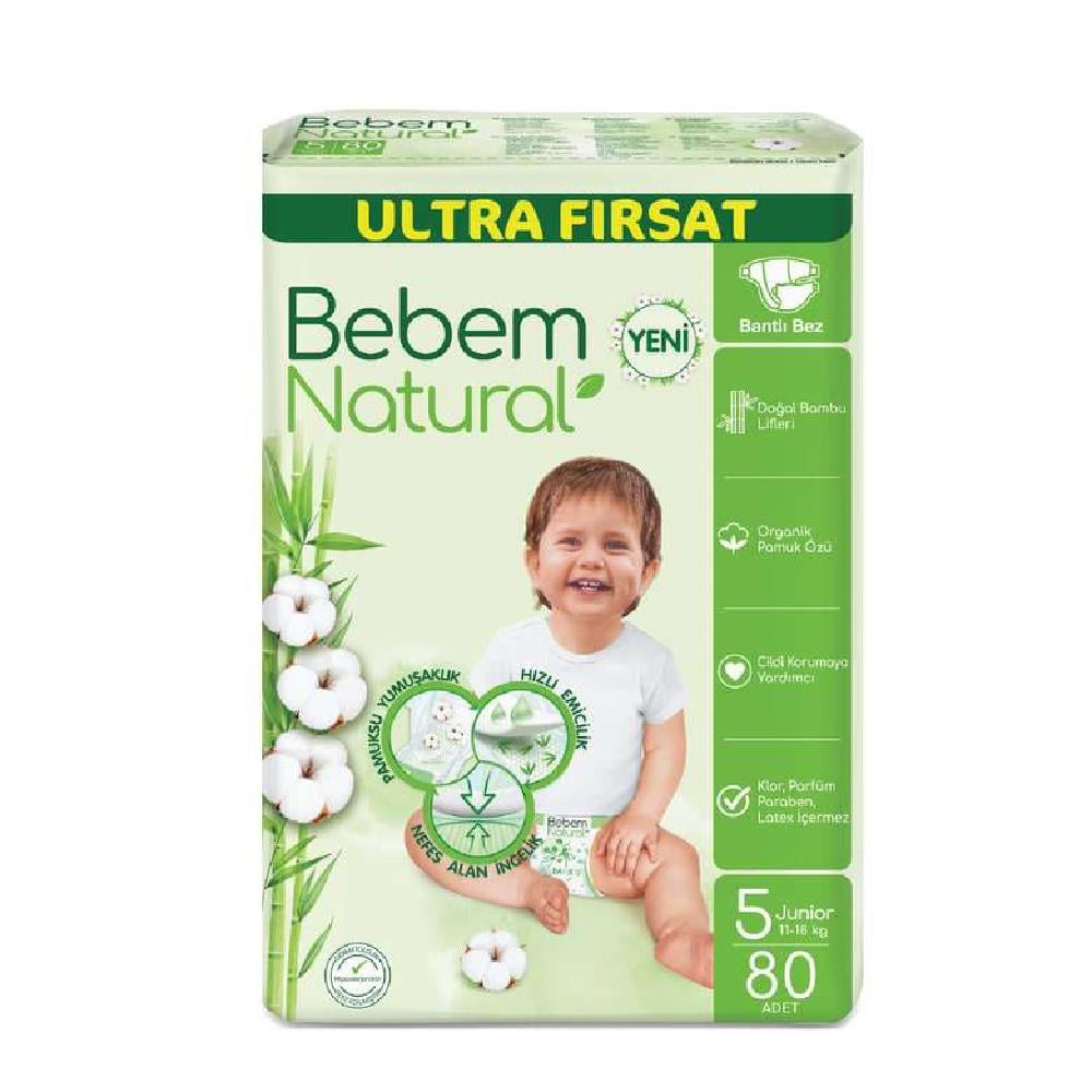 Bebem Natural Bebek Bezi Junıor 80'li