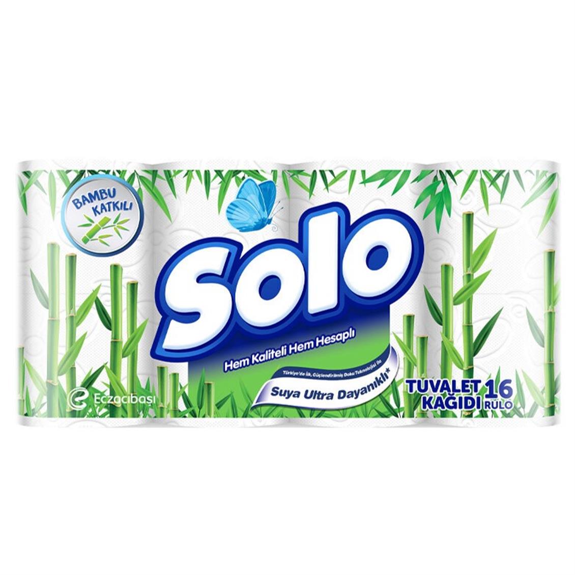 Solo Tuvalet Kağıdı Bambu 16'lı