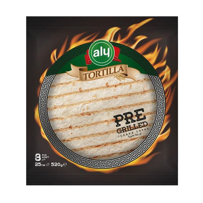 Aly Tortilla Kızartılmış 25 cm 8'li 520 gr