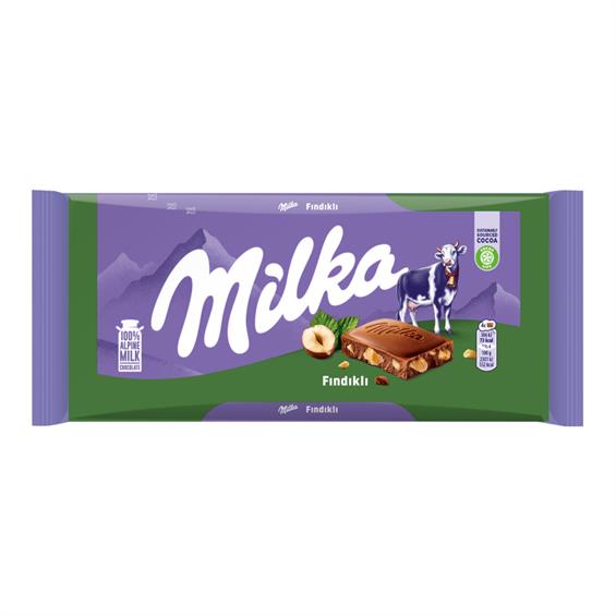 Milka Fındıklı Bol Sütlü Tablet Çikolata 80 gr