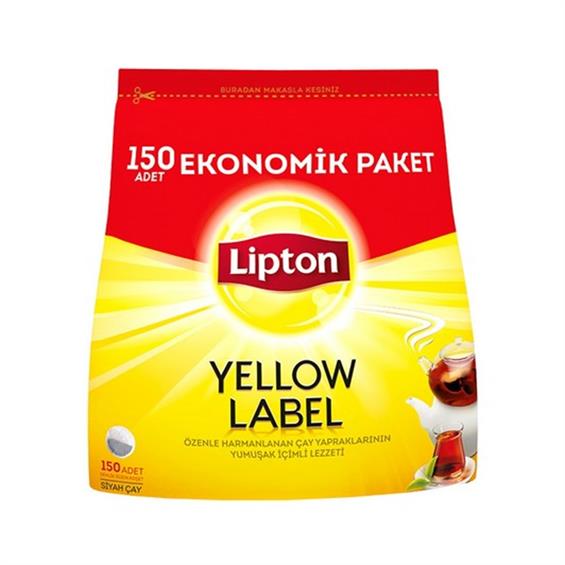 Lipton Yellow Label 150'Lı Demlik Poşet Çay 480 Gr