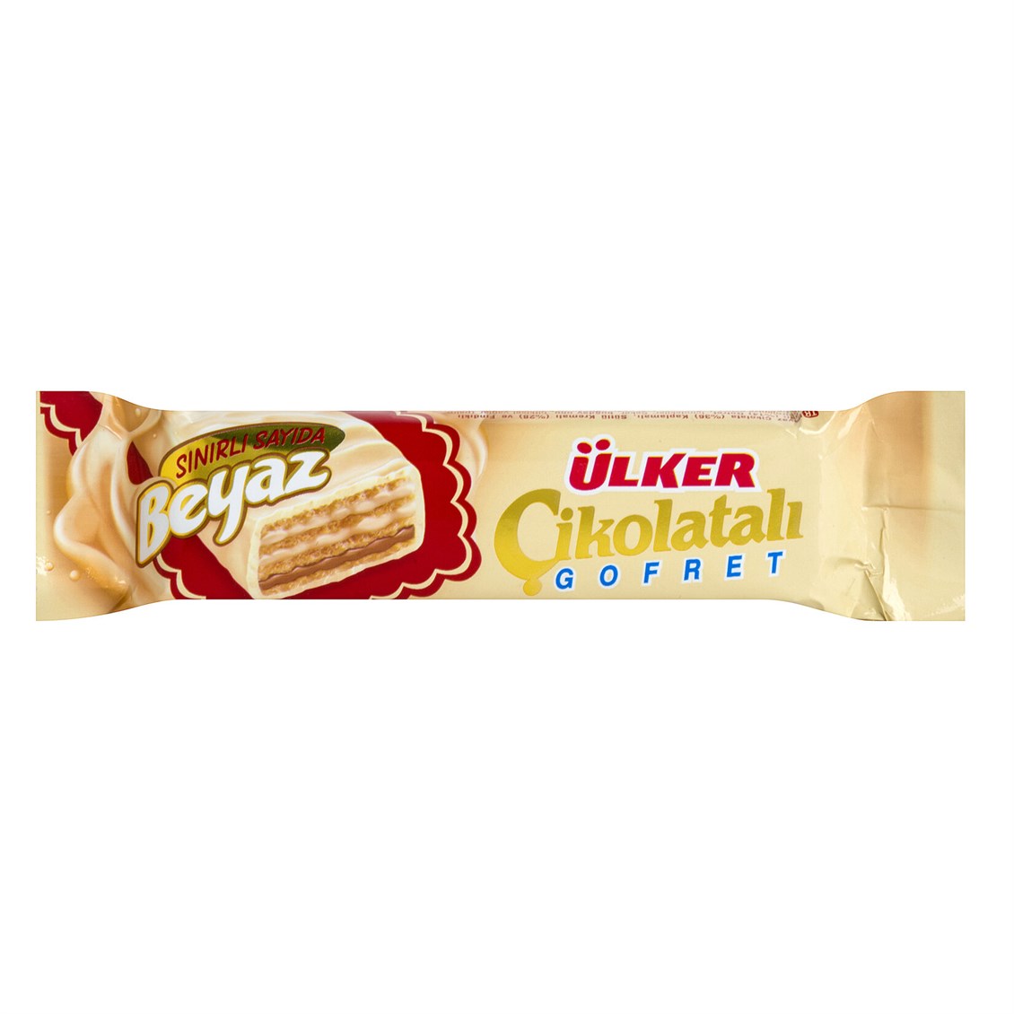  ULKER BEYAZ CIKOLATALI GOFRET 35 GR 