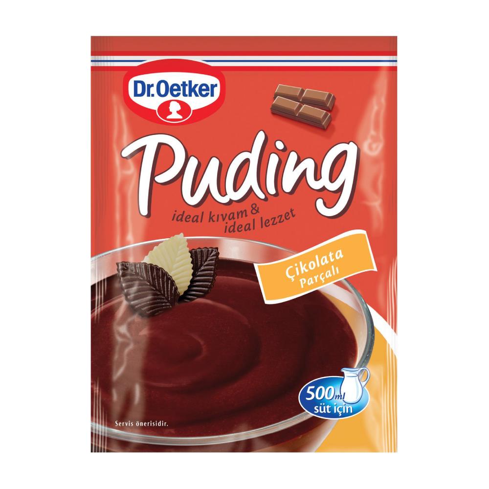 Dr. Oetker Çikolata Parçalı Puding 115 Gr