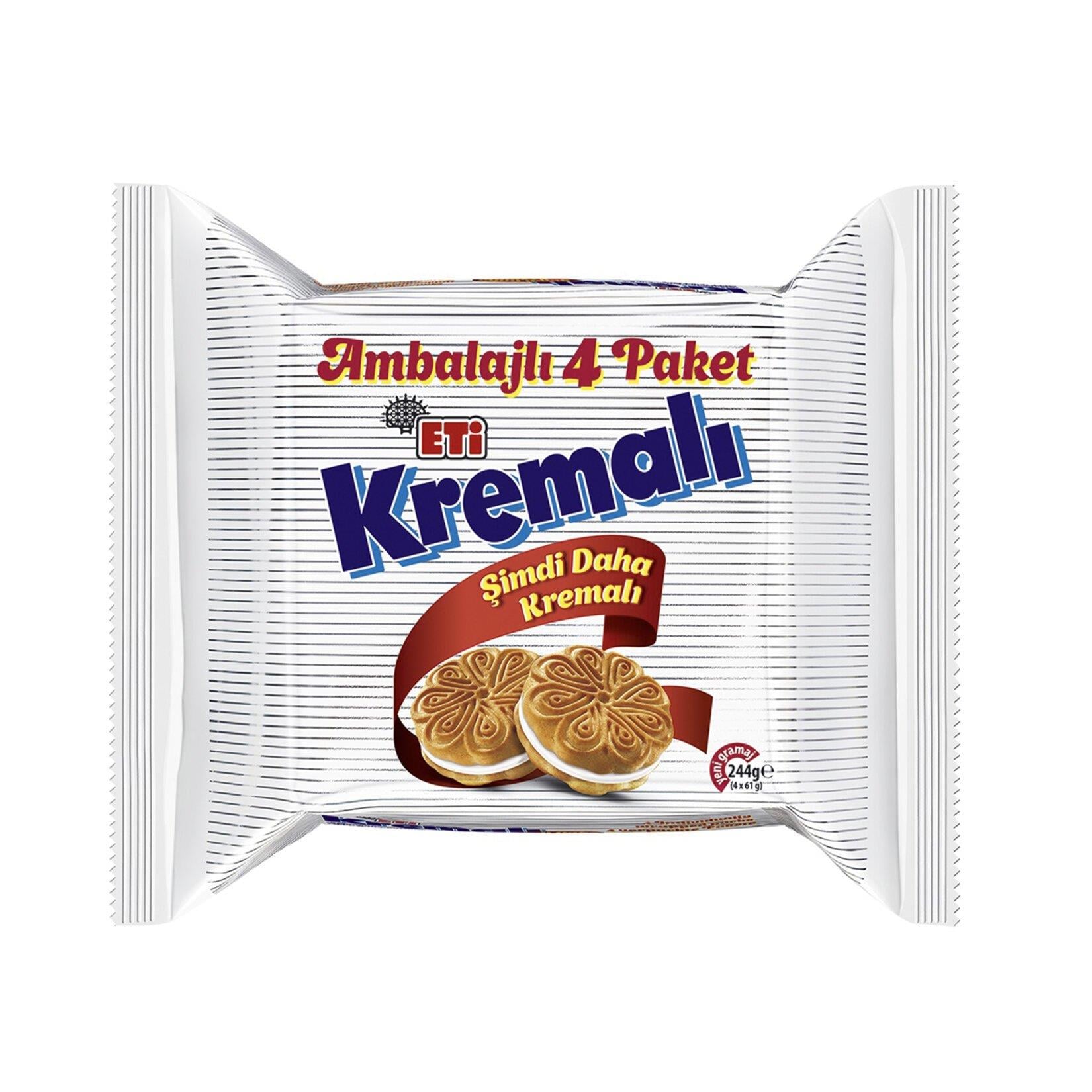 Eti Kremalı Sandviç Bisküvi 244 gr
