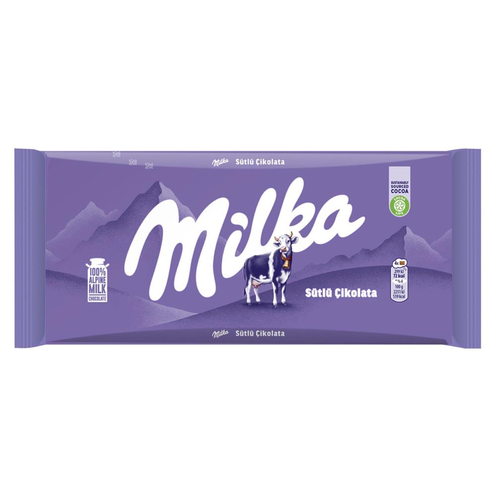 Milka Çikolata Kare Sütlü 80 gr 