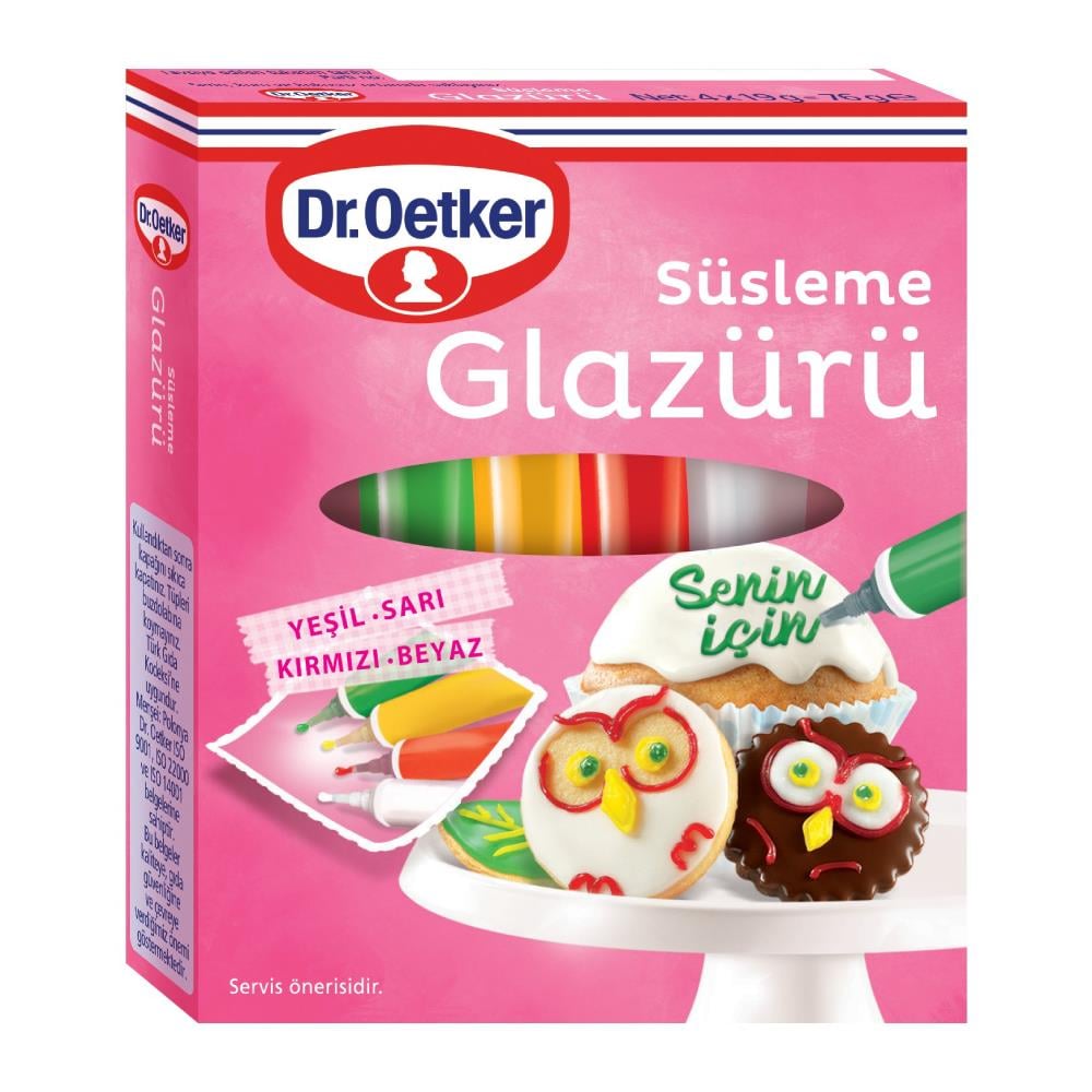 Dr.Oetker Süsleme Glazürü 76 Gr