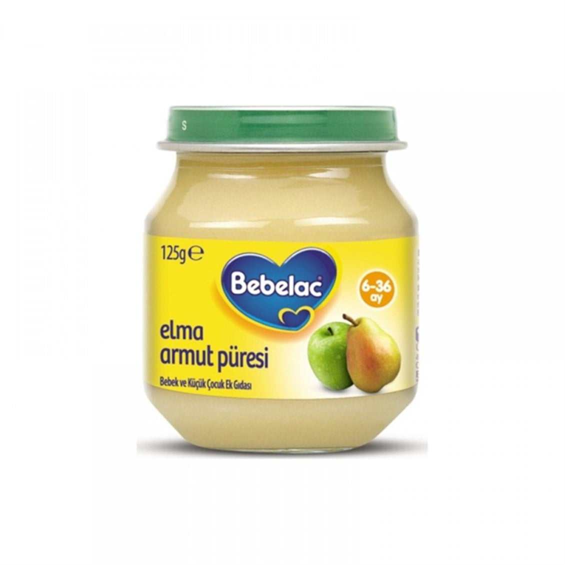 Bebelac Elma Armut Püresi Kavanoz Maması 125 Gr