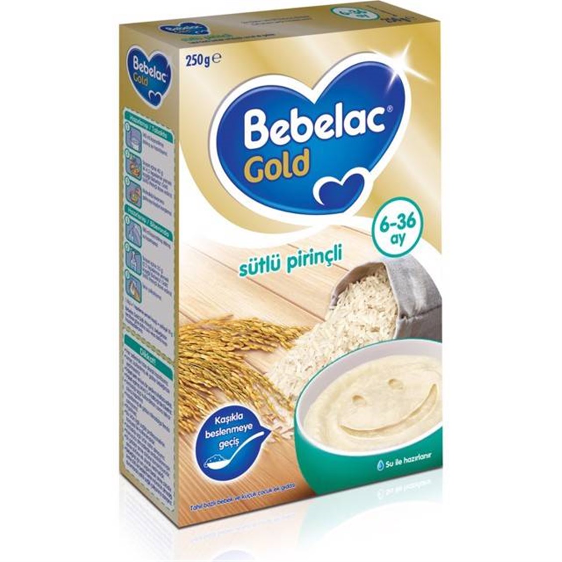 Bebelac Gold 6-36 Ay Sütlü Pirinçli Kaşık Maması 250 G