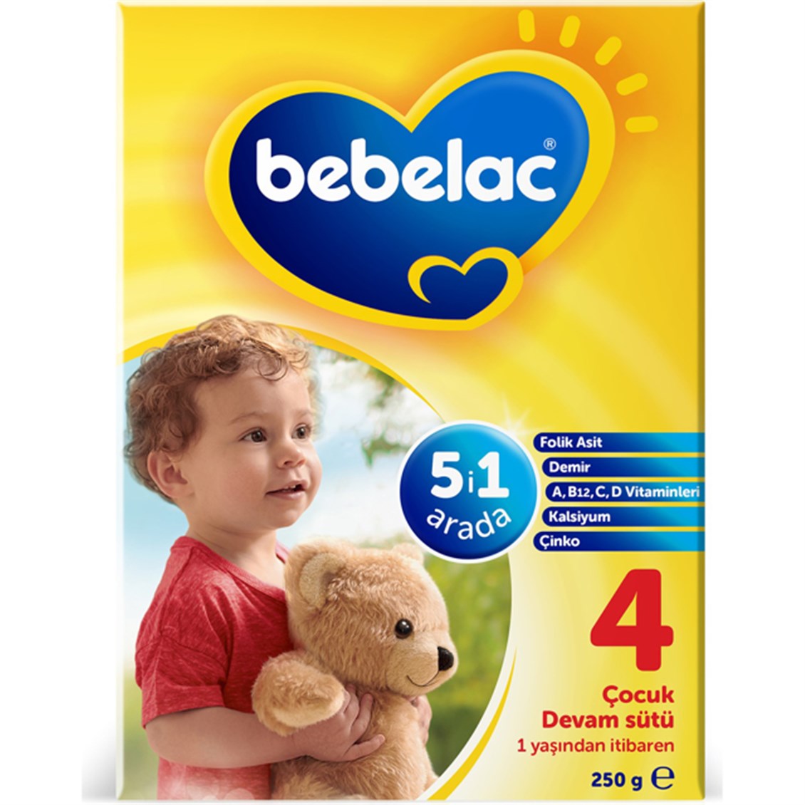 Bebelac 4-36 Ay Sütlü Meyveli Pirinçli Kaşık Maması 250 Gr