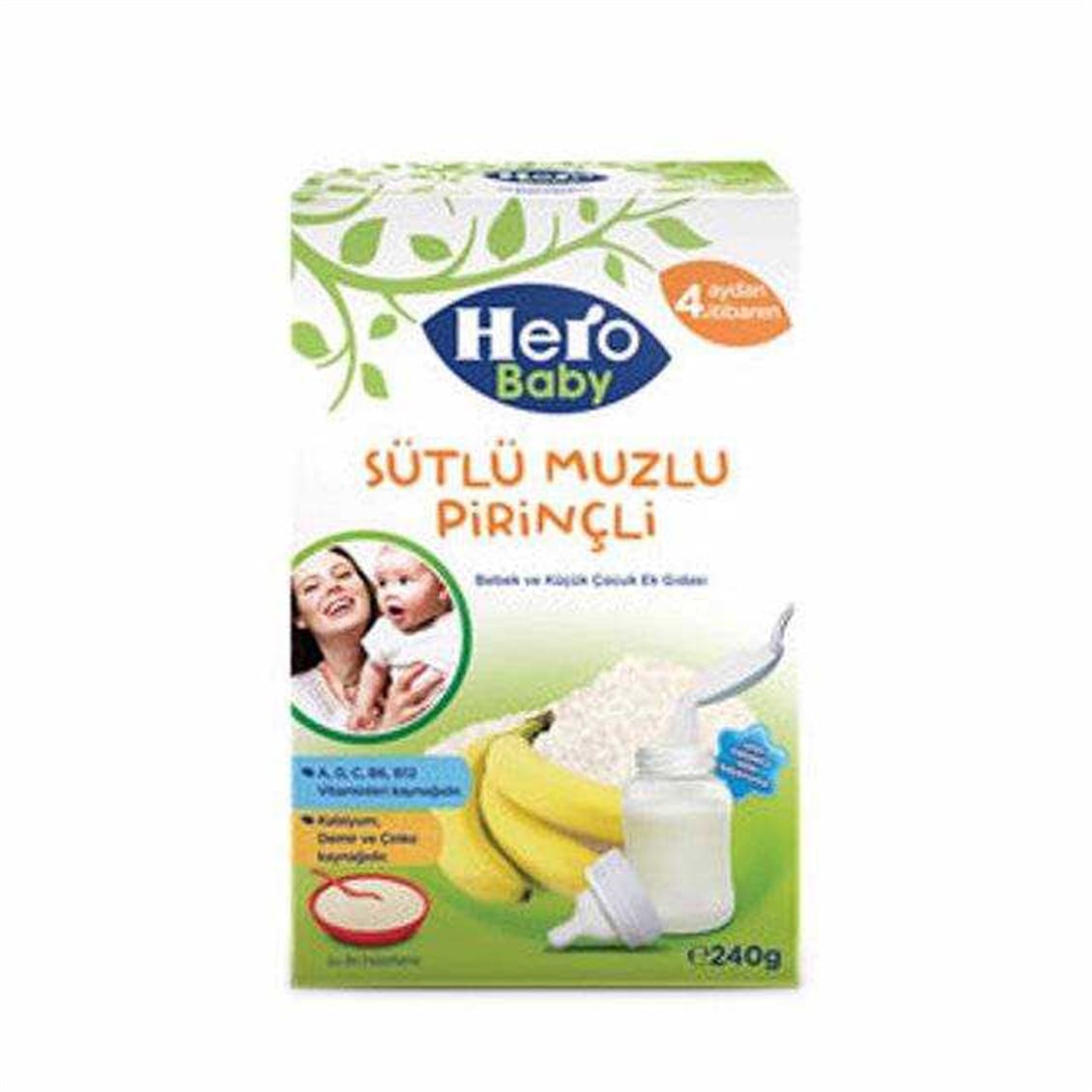 Hero Baby Sütlü Muzlu Pirinçli Ek Besin 200 Gr