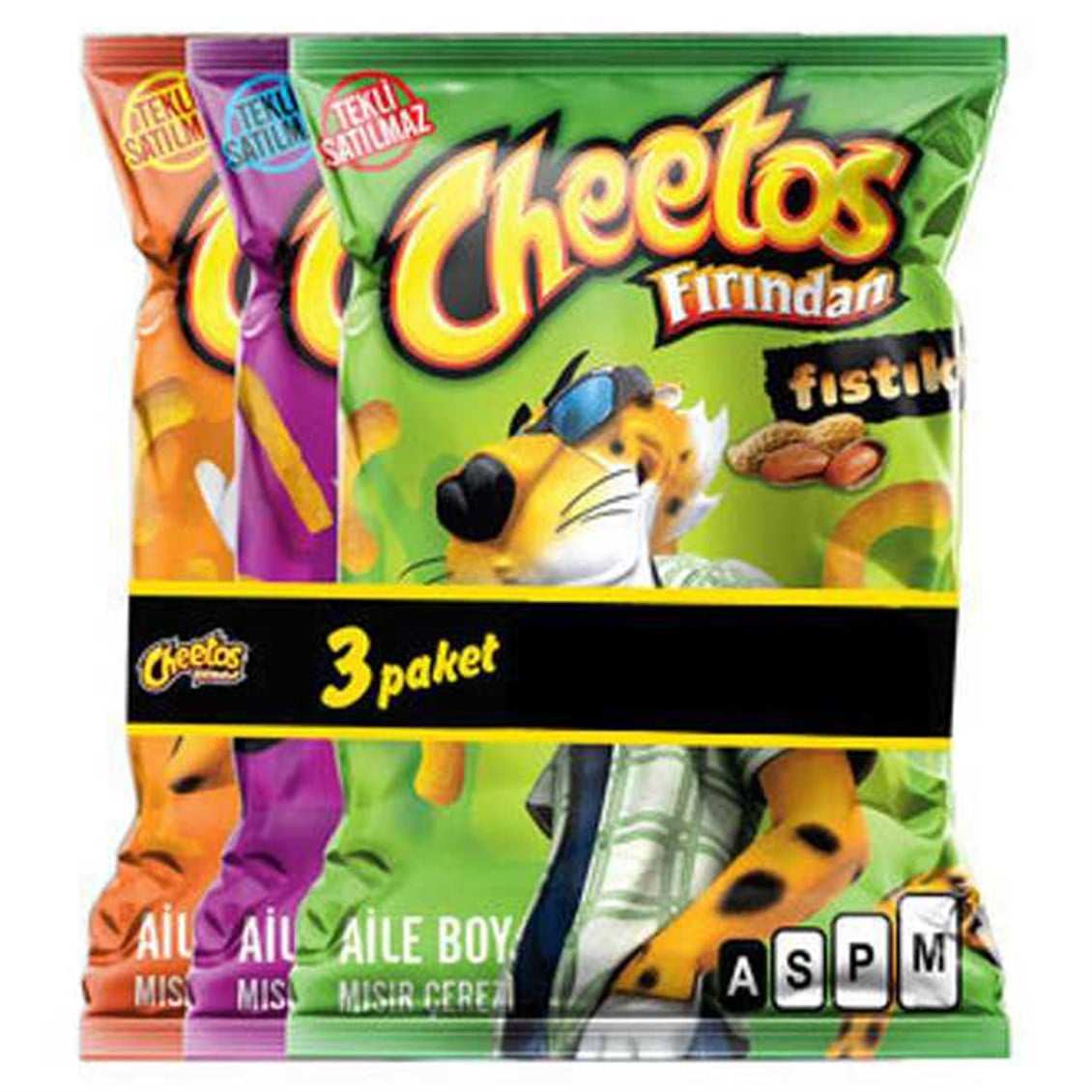 Cheetos 3'lü Mısır Çerezi 54 Gr