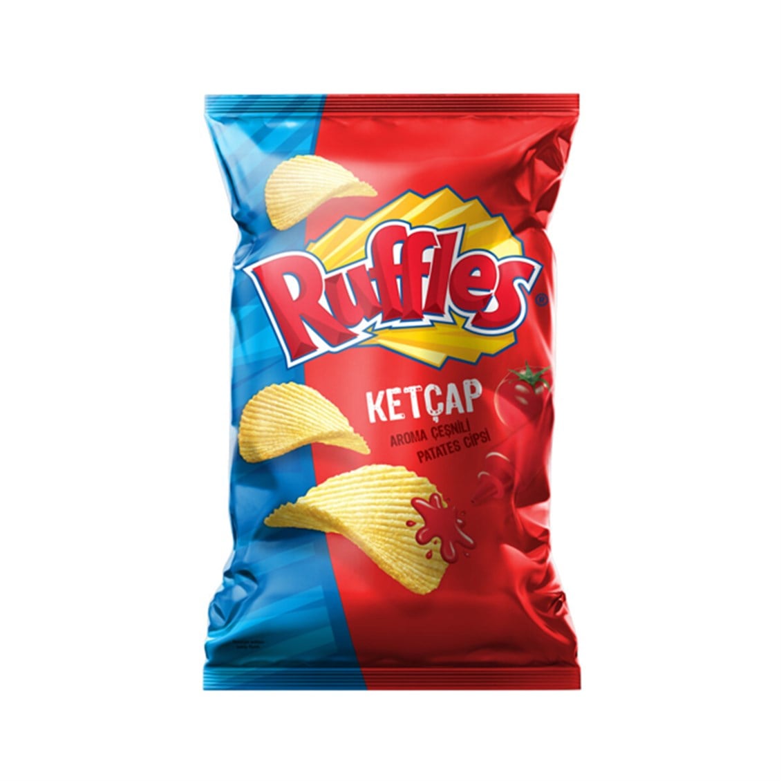 Ruffles Ketçap Aroma Çeşnili Patates Cipsi Parti Boy 150 Gr