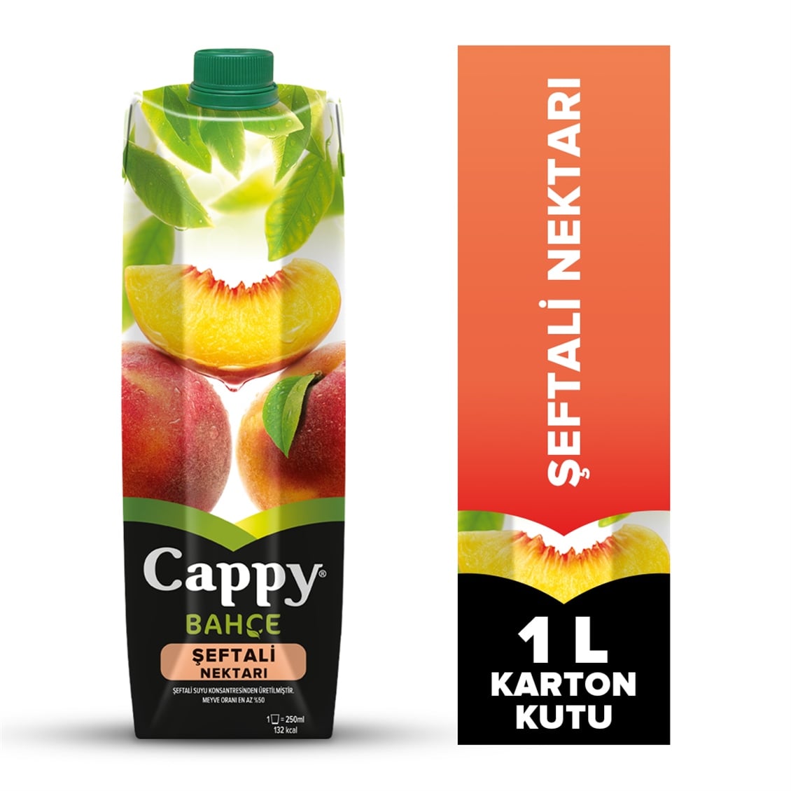 Cappy Şeftali Nektarı Meyve Suyu 1 Lt
