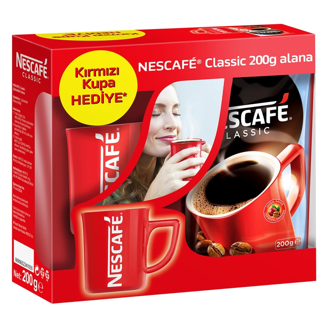 Nescafe Classıc 200 Gr Fıncan Hedıyelı
