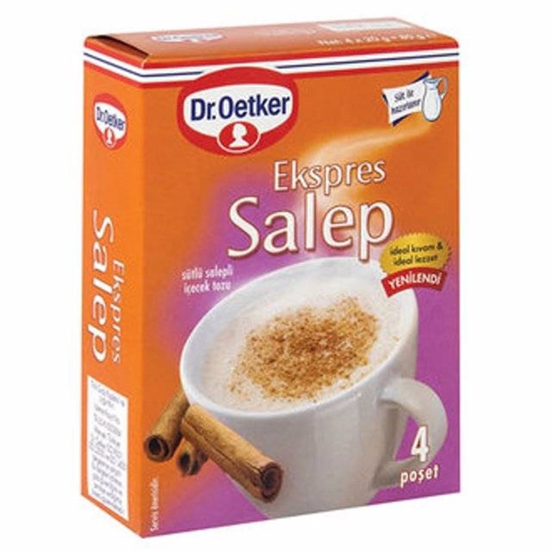 Dr.Oetker Ekspres Salep 4'lü Poşet 80 gr