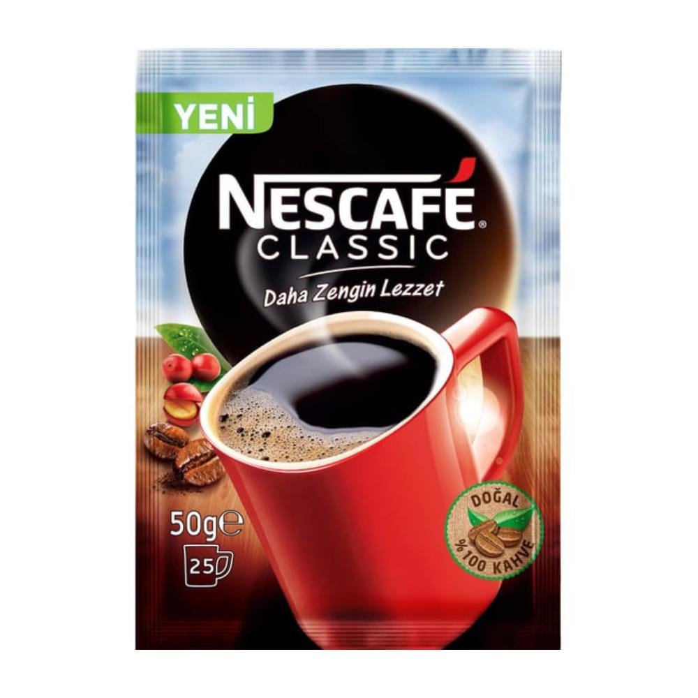 Nescafe Classic Çözünebilir Kahve 50 gr
