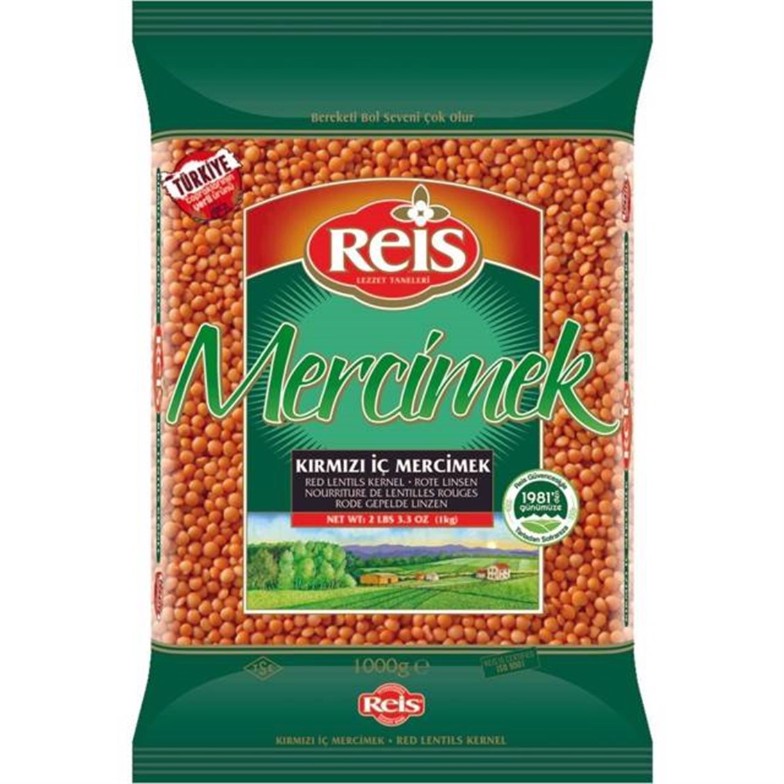 Reis Kırmızı Mercimek Kg