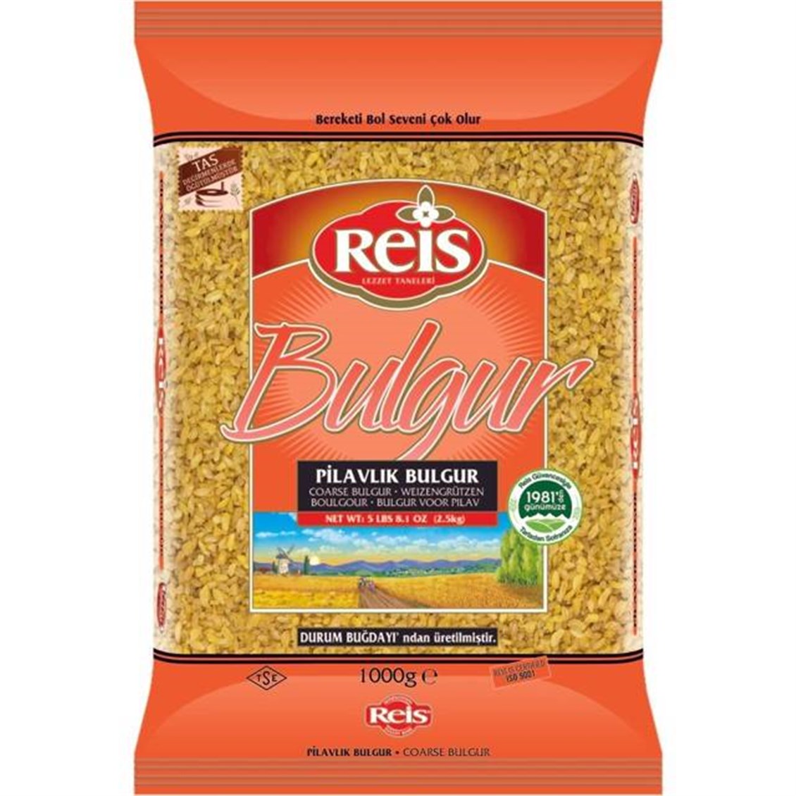 Reis Pilavlık Bulgur Kg