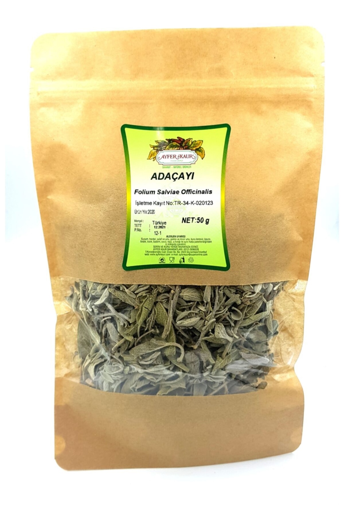 Ayfer Kaur Adacayı 50 Gr