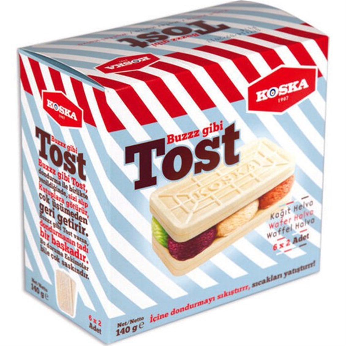 Koska Tost Kağıt Helva 140 Gr