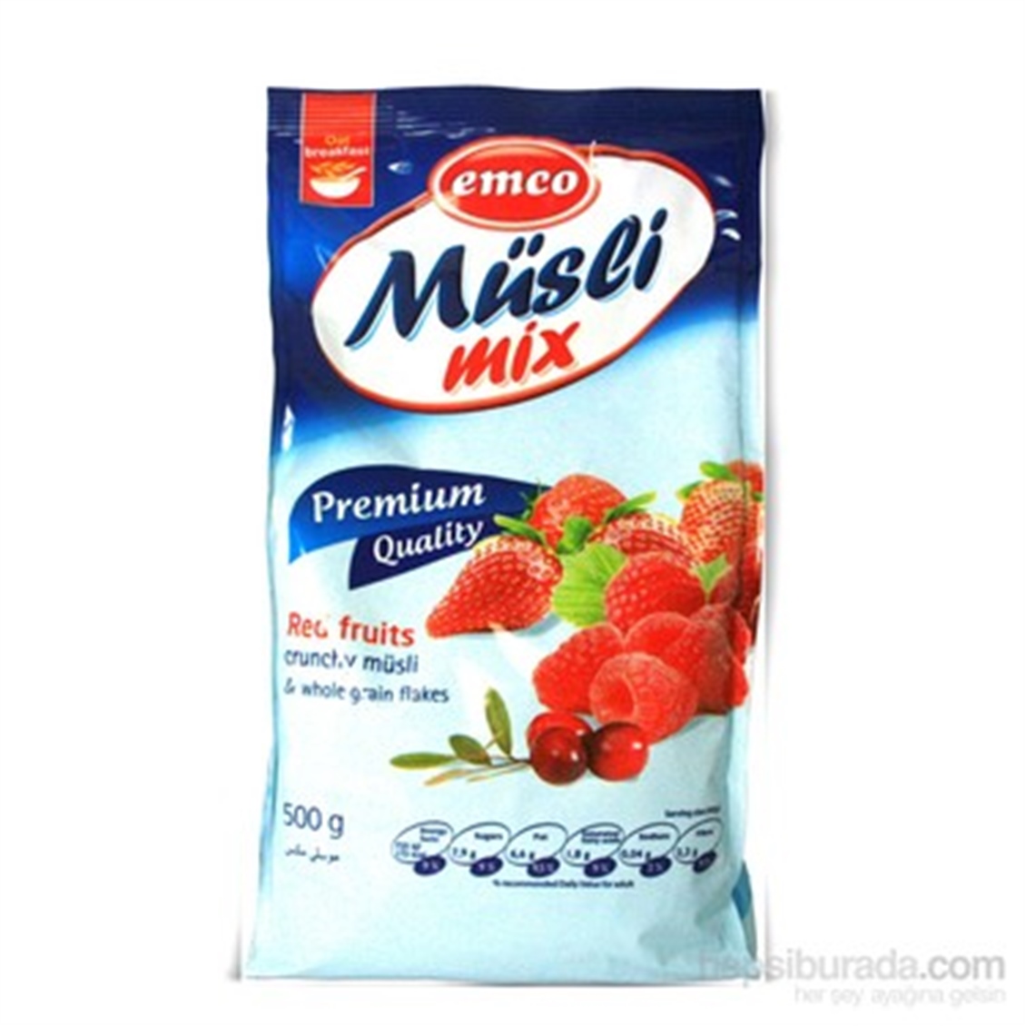 Emco Muslı Mıx Kırmızı Meyvelı 500 Gr