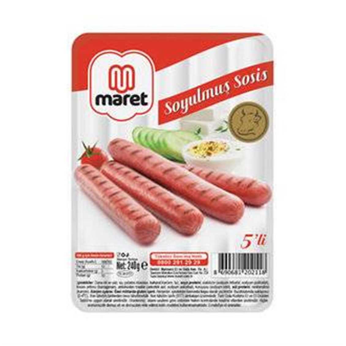  MARET SOSIS DANA  240 GR 