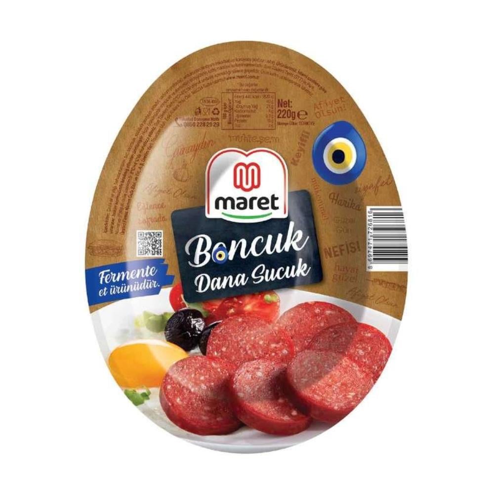 Maret Boncuk Dana Sucuk 220 gr