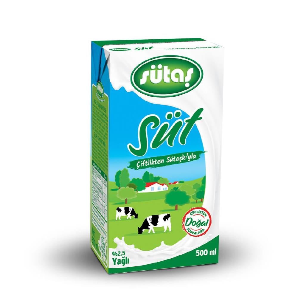 Sütaş Tam Yağlı Süt 500 ml