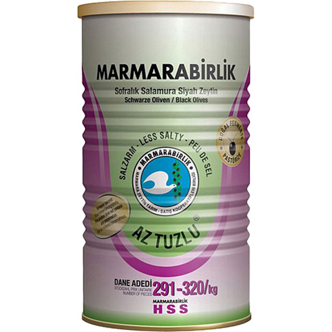 Marmara Birlik Hususi Az Tuzlu Zeytin 800 Gr.