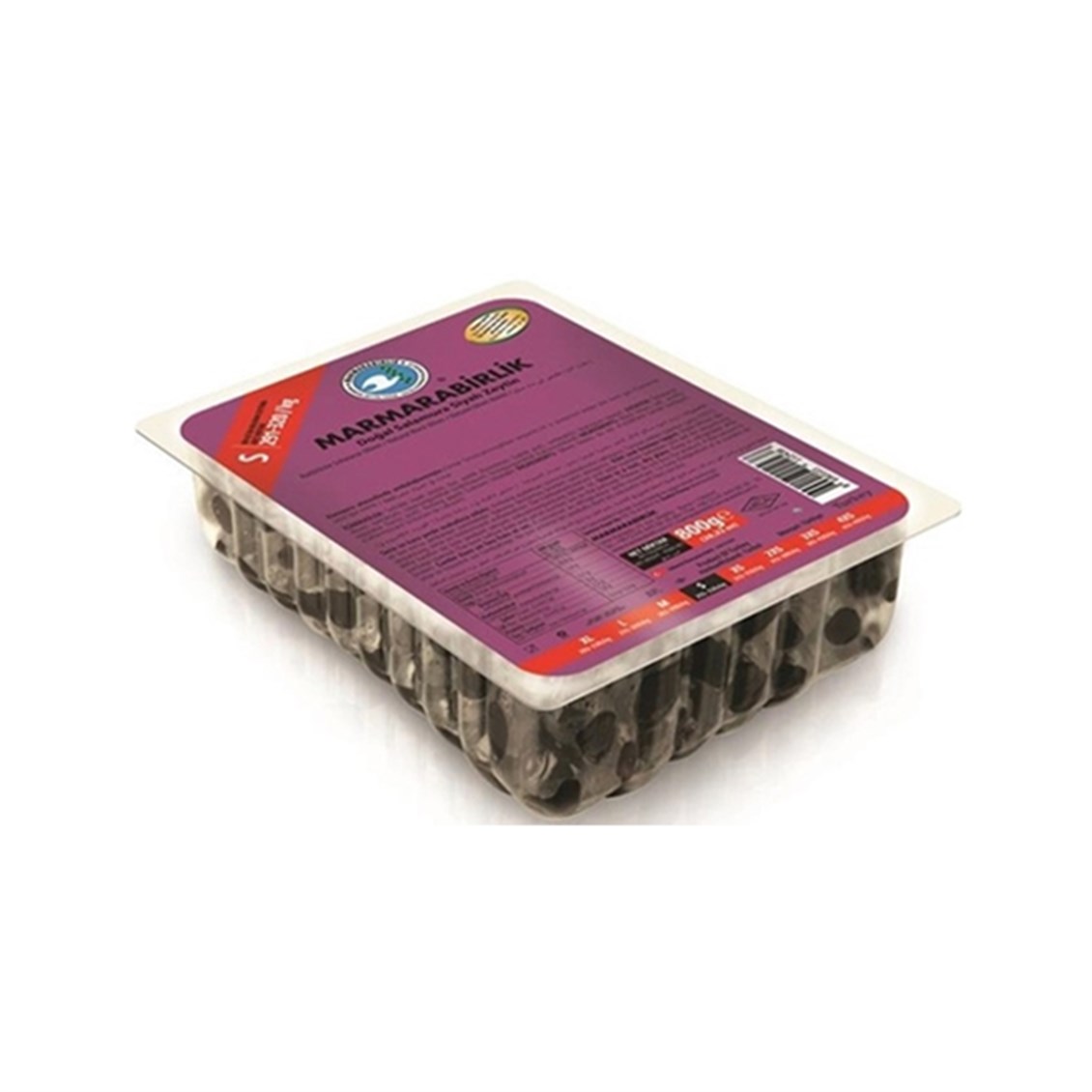 Marmara Birlik Zeytin Hususi 800 Gr (291-320)