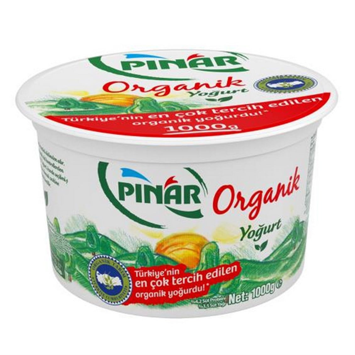 Pınar Organik Yoğurt 1000 Gr