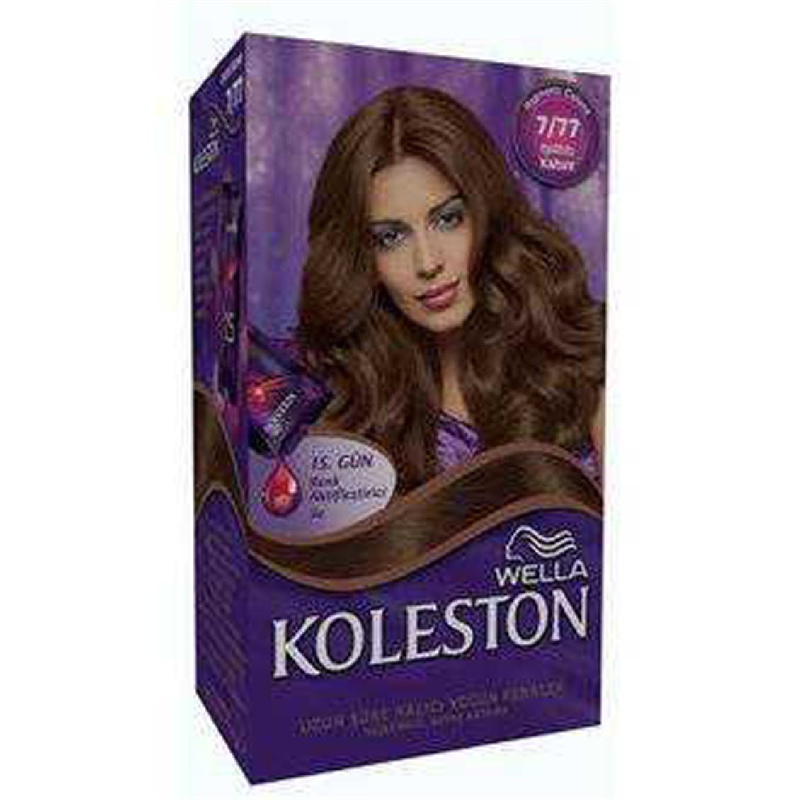Koleston Kıt Saç Boyası 7/77 Işıltılı Kahve
