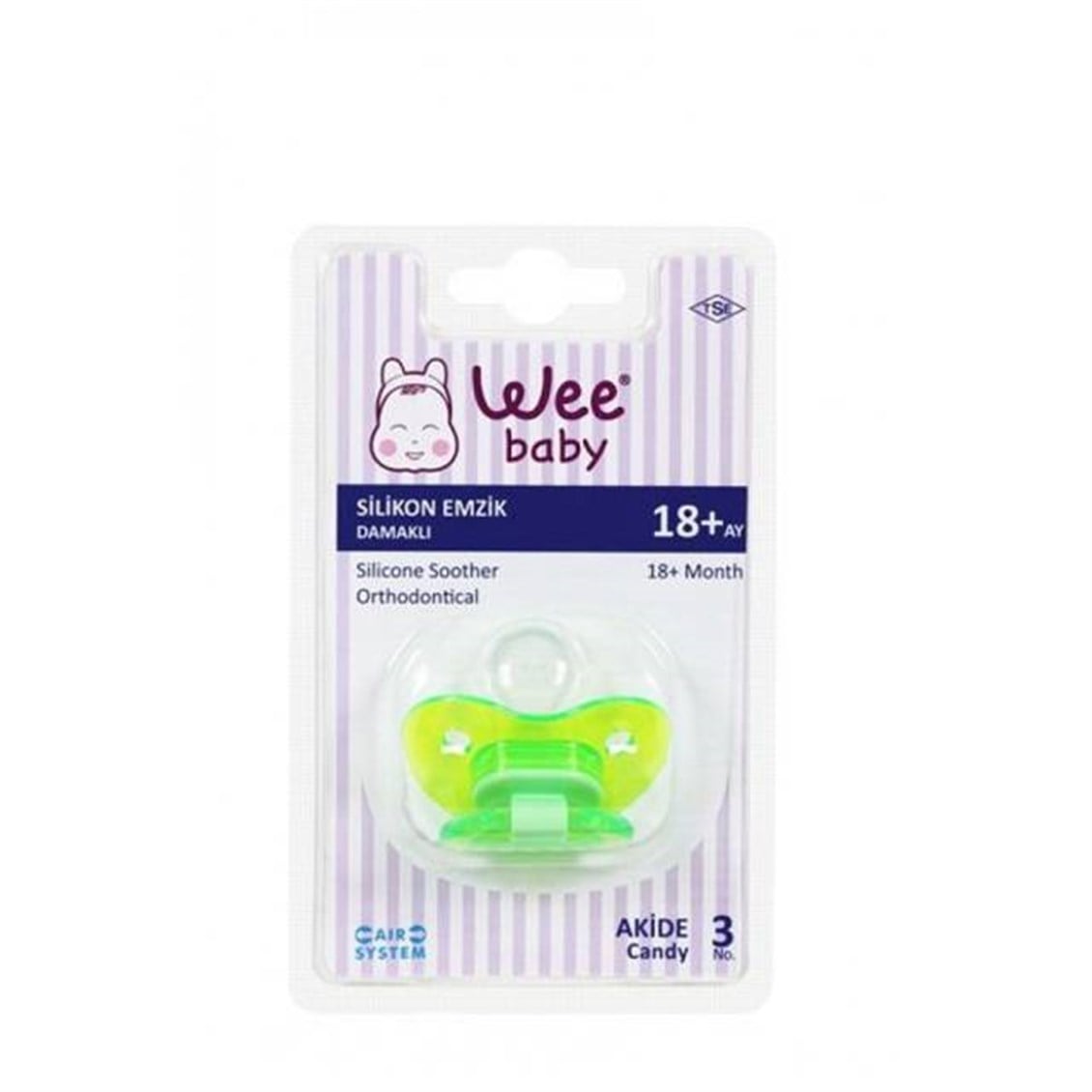 Wee Baby Akide Damaklı Emzik No:3