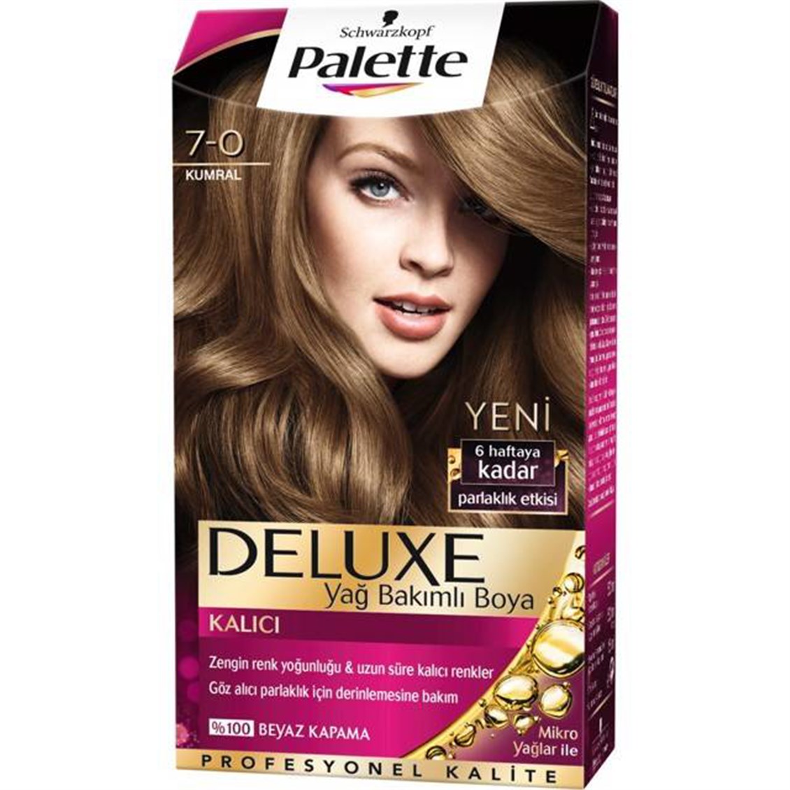 Palette Deluxe Kumral 7-0 Saç Boyası
