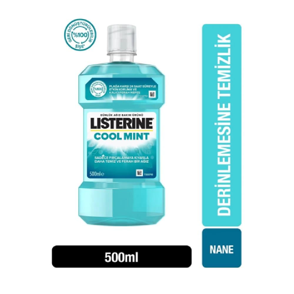 Listerine Cool Mint Nane Aromalı Ağız Çalkalama Suyu 500 Ml