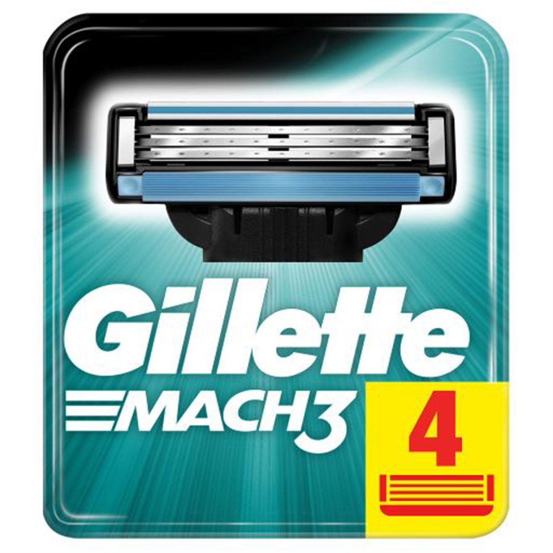 Gillette Mach 3 Yedek Tıraş Bıçağı 4'lü