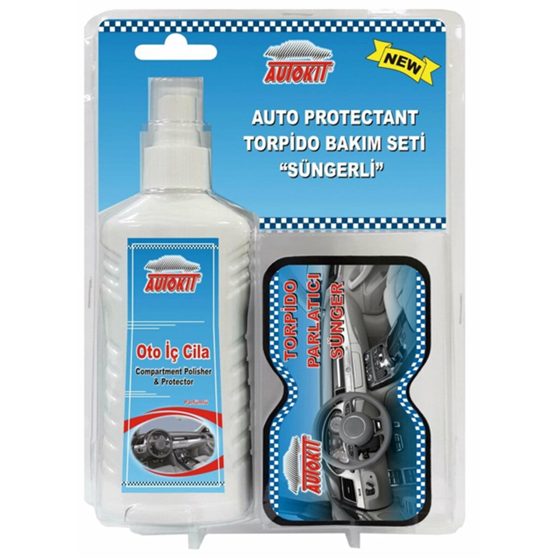 Autokit Vakumlu İç Bakım Seti 2'li