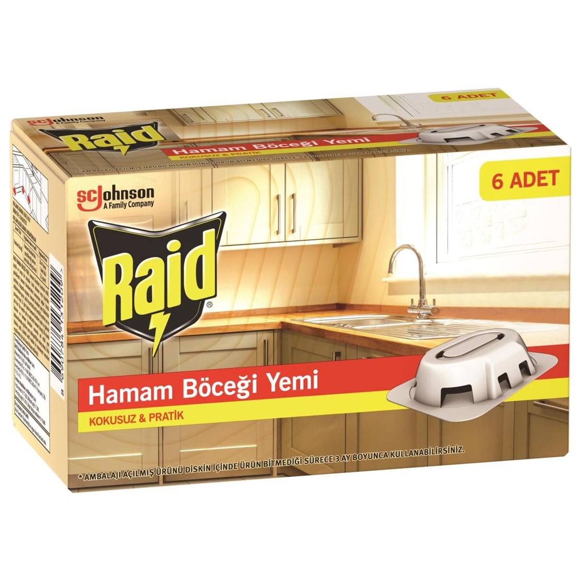 Raid Böcek Yemi 6'lı