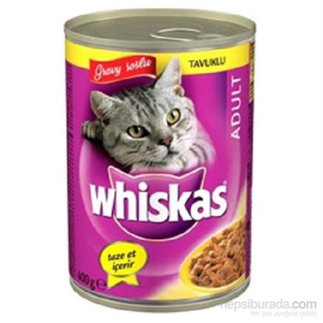 Whiskas Tavuklu Konserve Erişkin Mama