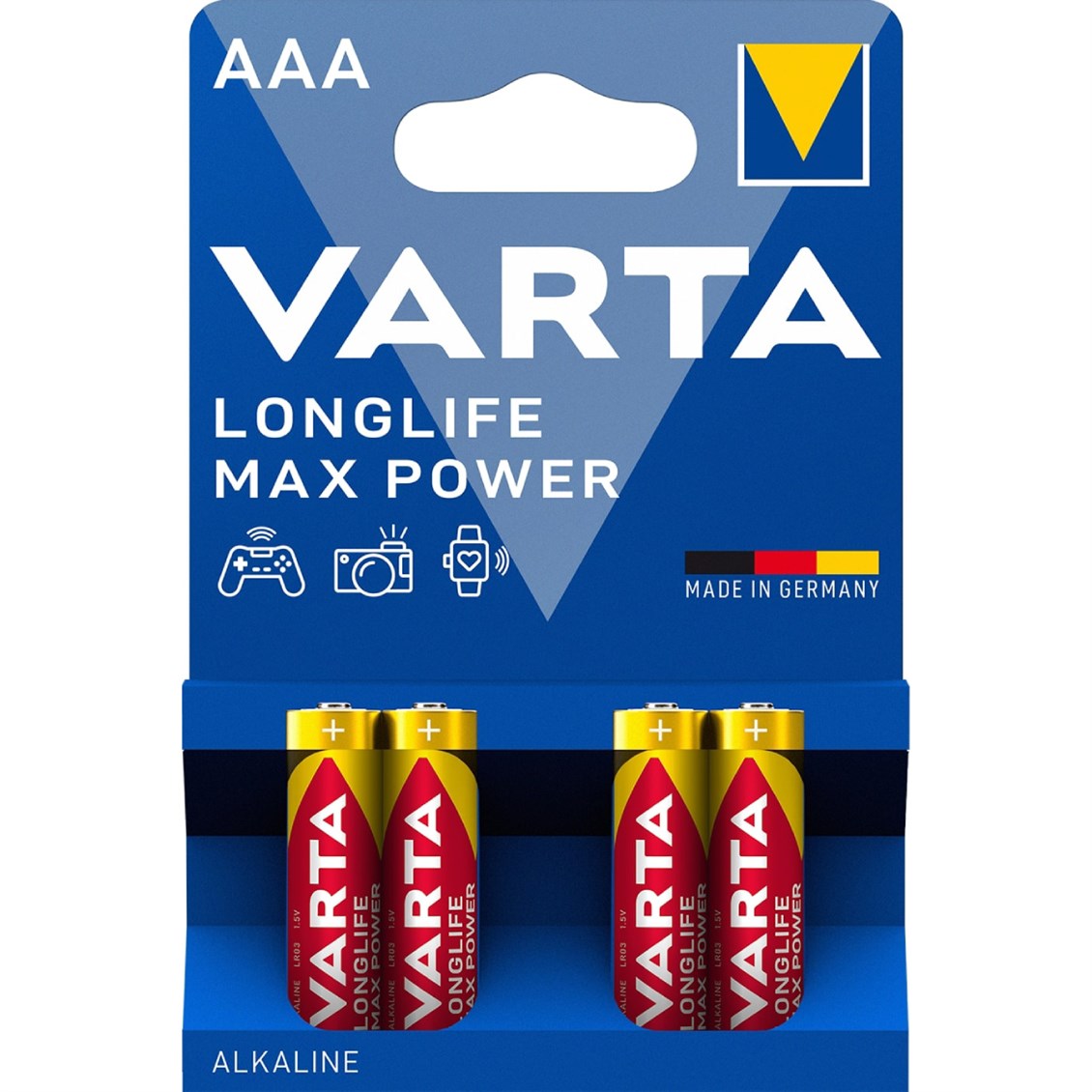 Varta Longlife İnce Pil Alkalin Maksimum Performans 4'lü