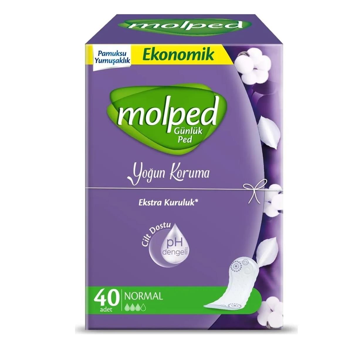 Molped Ultra Günlük Ped Normal 40'lı