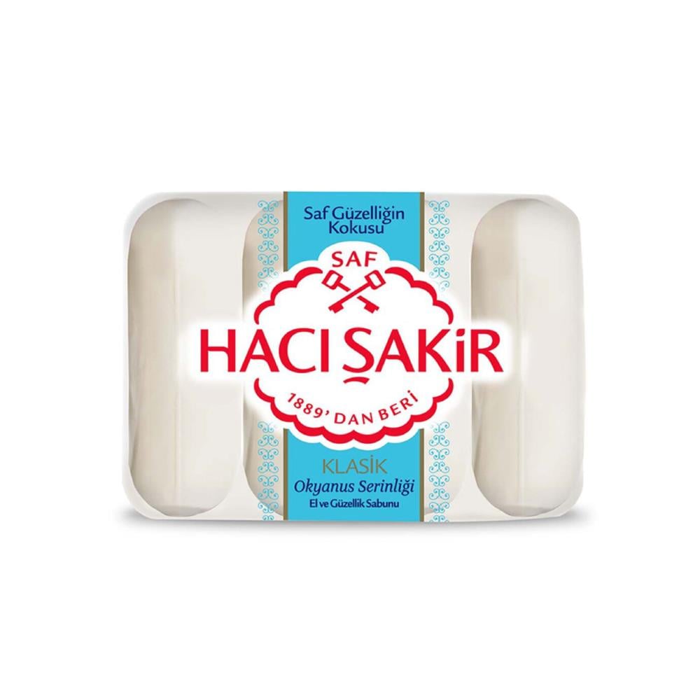 Hacı Şakir Güzellik Sabunu Klasik Okyanus Serinliği 70 gr 4'lü