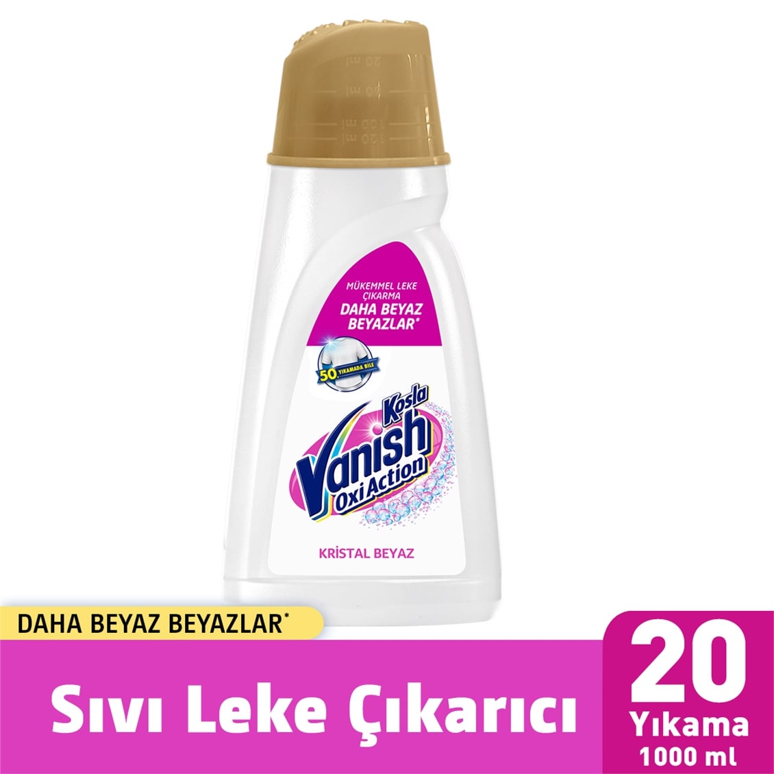 Vanish Kosla Oxi Action gold Kristal Beyaz 1000 ml