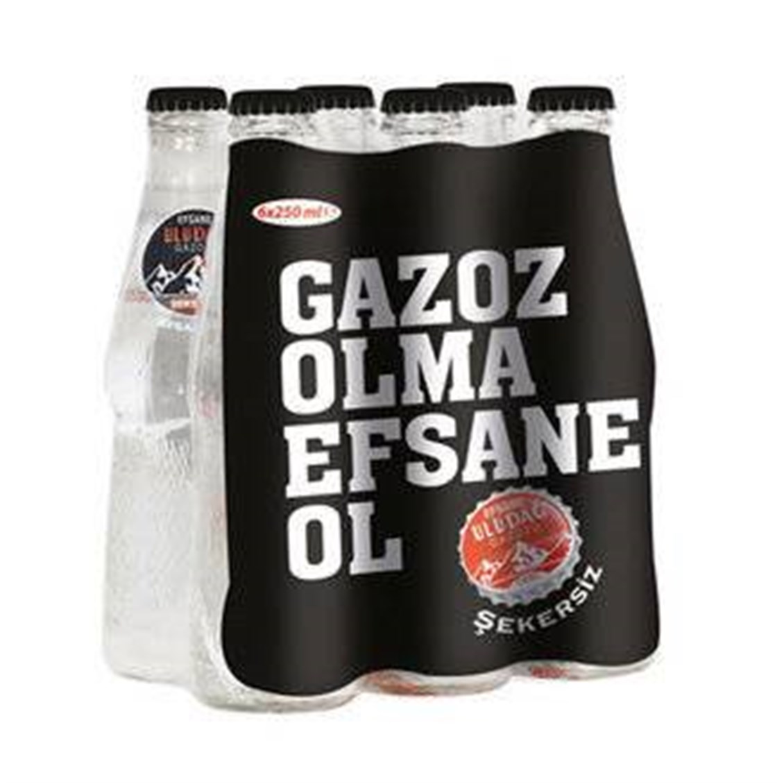  ULUDAG GAZOZ 6*250 ML SEKERSIZ 
